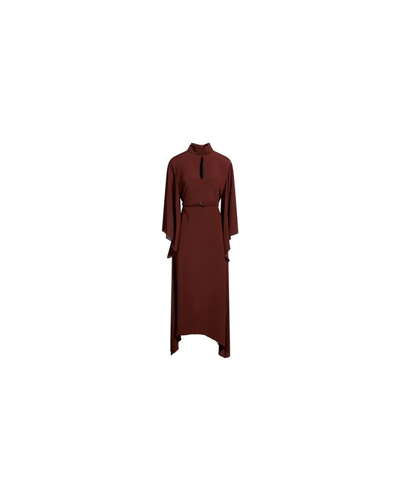 Manila Grace KLEIDER - Maxi-Kleiderauf YOOX.COM Schokobraun