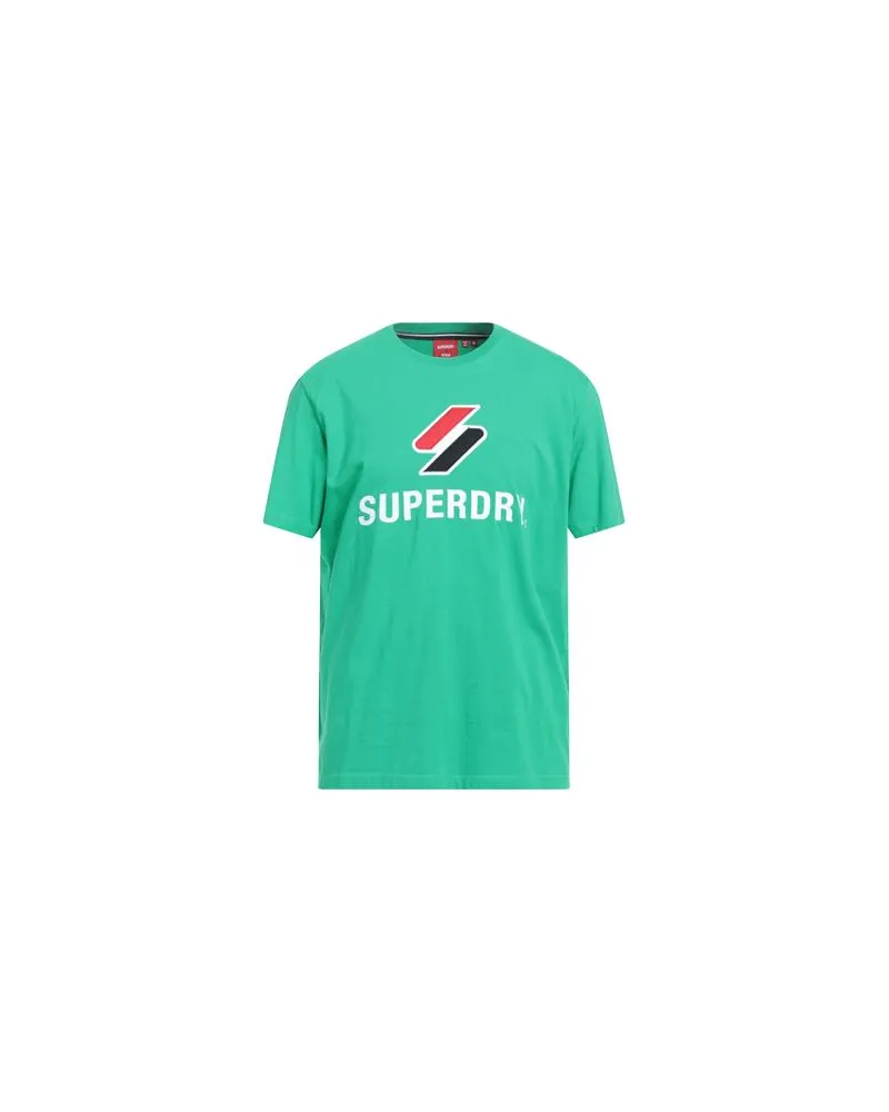 Superdry. TOPS - T-shirtsauf YOOX.COM Grün