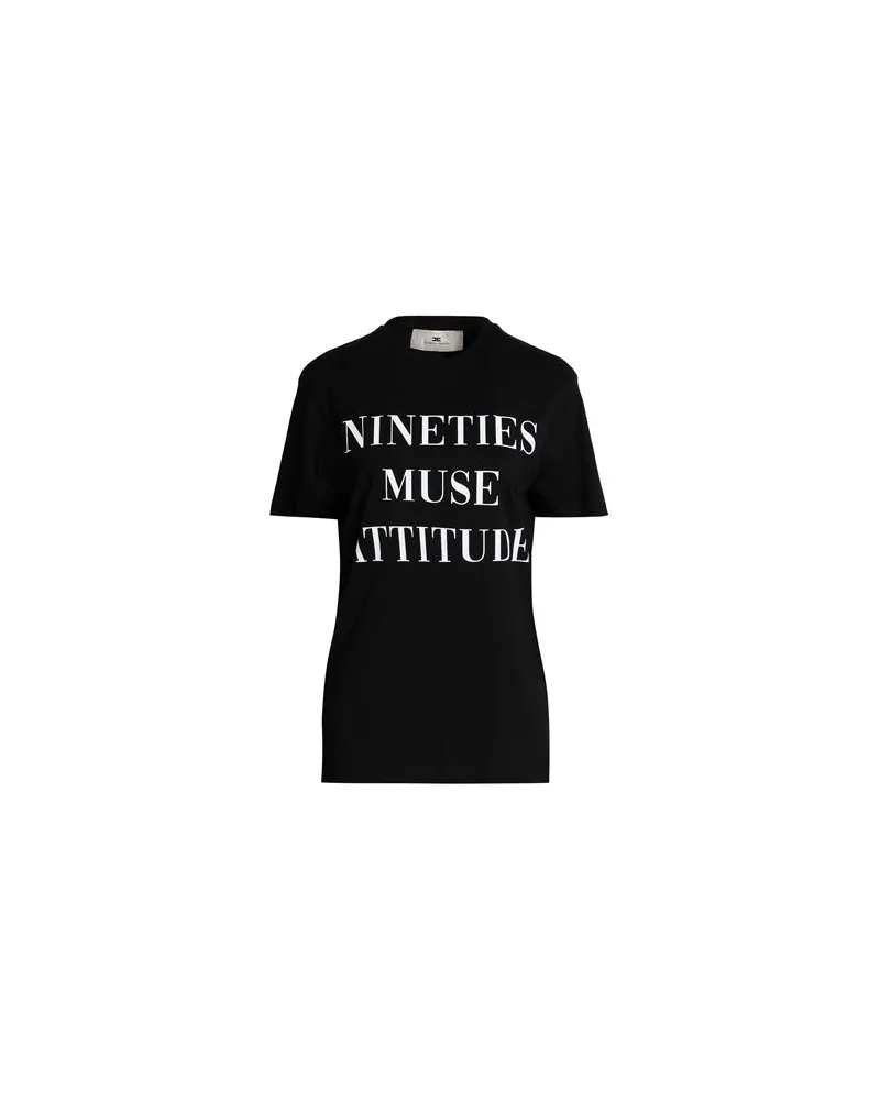 Elisabetta Franchi TOPS - T-shirtsauf YOOX.COM Schwarz