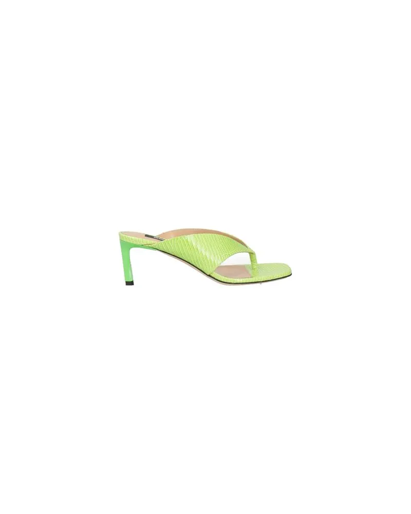 Sergio Rossi SCHUHE - Zehentrennerauf YOOX.COM Limettengrün