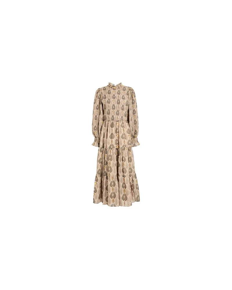 Antik Batik KLEIDER - Midi-Kleiderauf YOOX.COM Beige