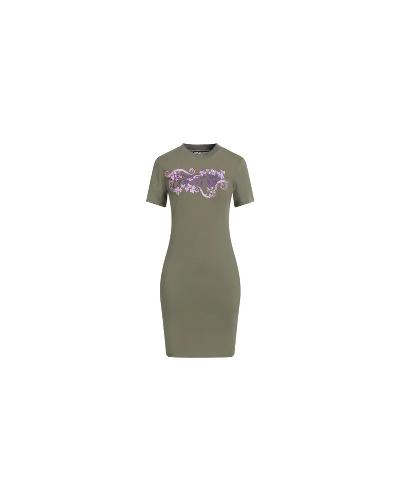 Versace Jeans KLEIDER - Mini-Kleiderauf YOOX.COM Militärgrün