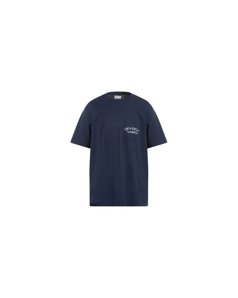Universal Works TOPS - T-shirtsauf YOOX.COM Marineblau