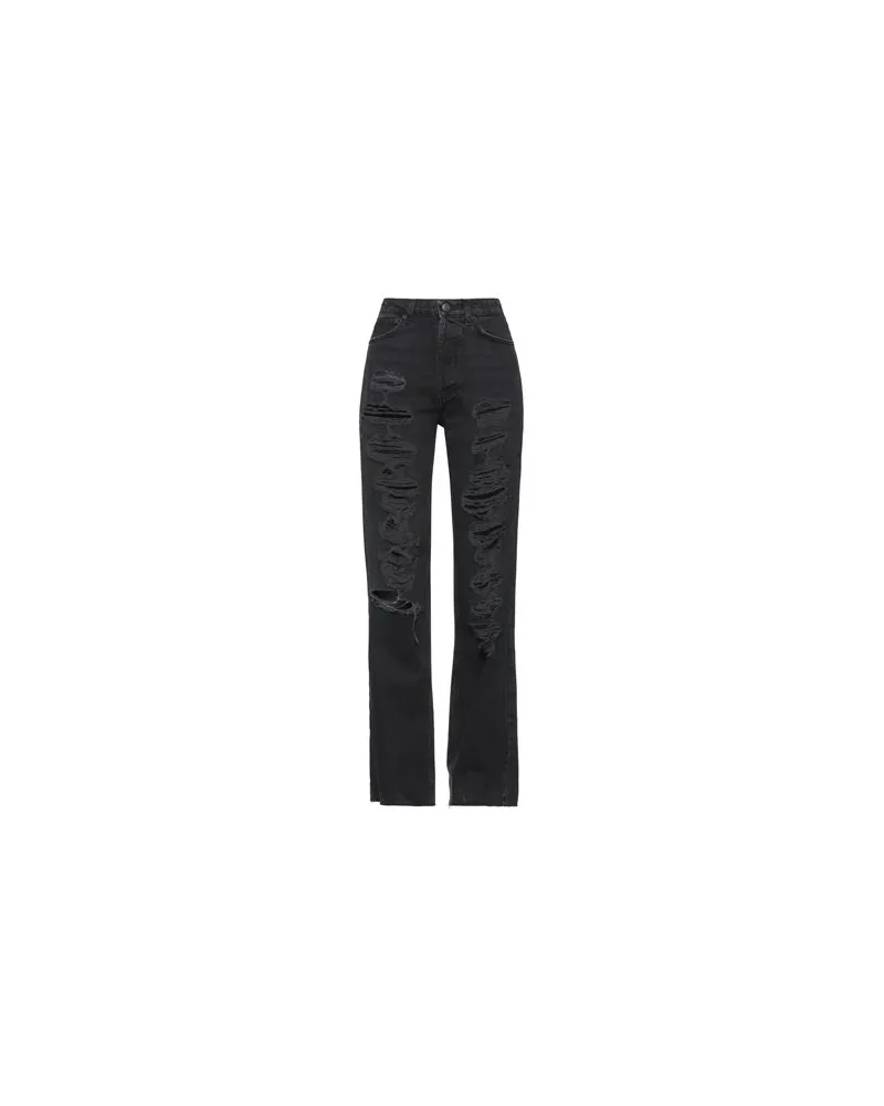 VICOLO DENIM COUTURE - HOSEN & RÖCKE - Jeanshosenauf YOOX.COM Schwarz