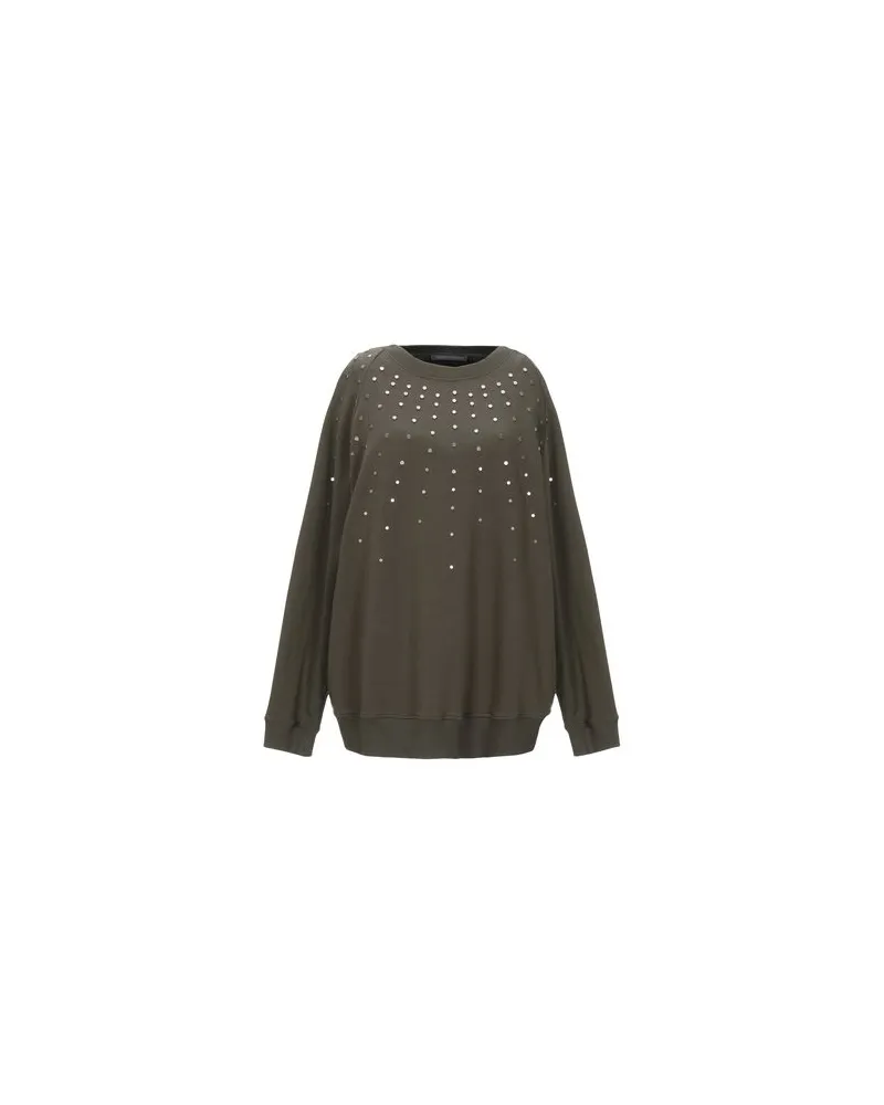 Alberta Ferretti TOPS - Sweatshirtsauf YOOX.COM Militärgrün