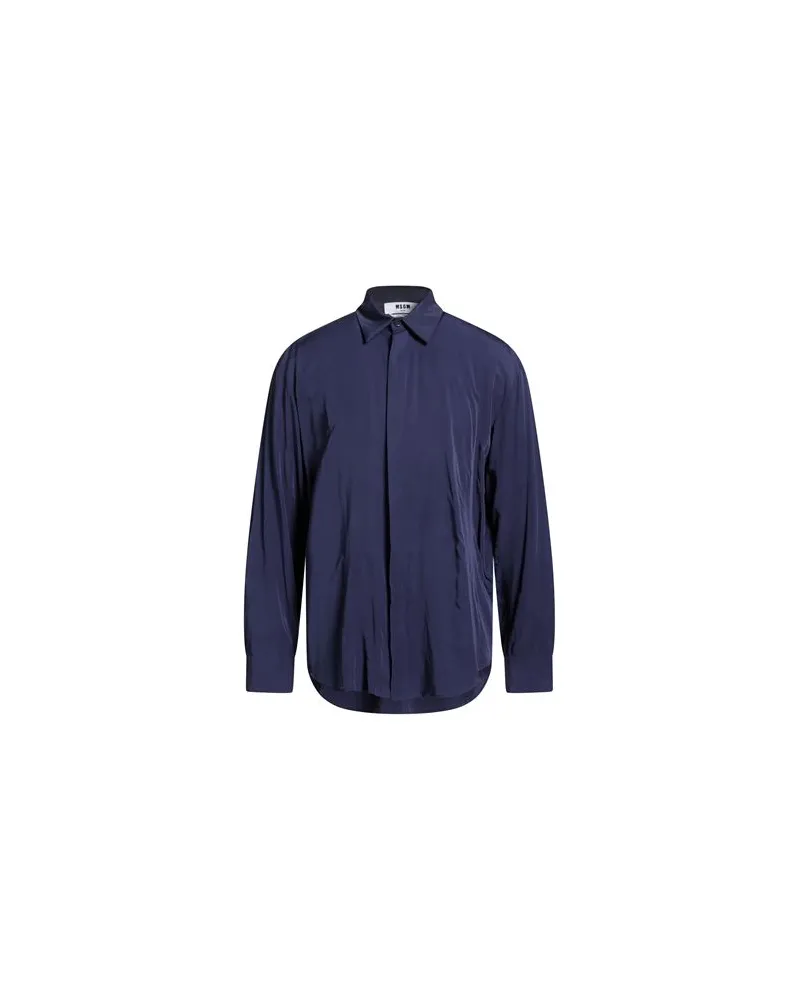 MSGM TOPS - Hemdenauf YOOX.COM Marineblau