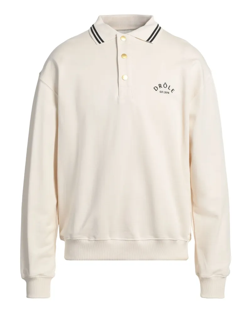 Drôle de Monsieur Sweatshirt Elfenbein