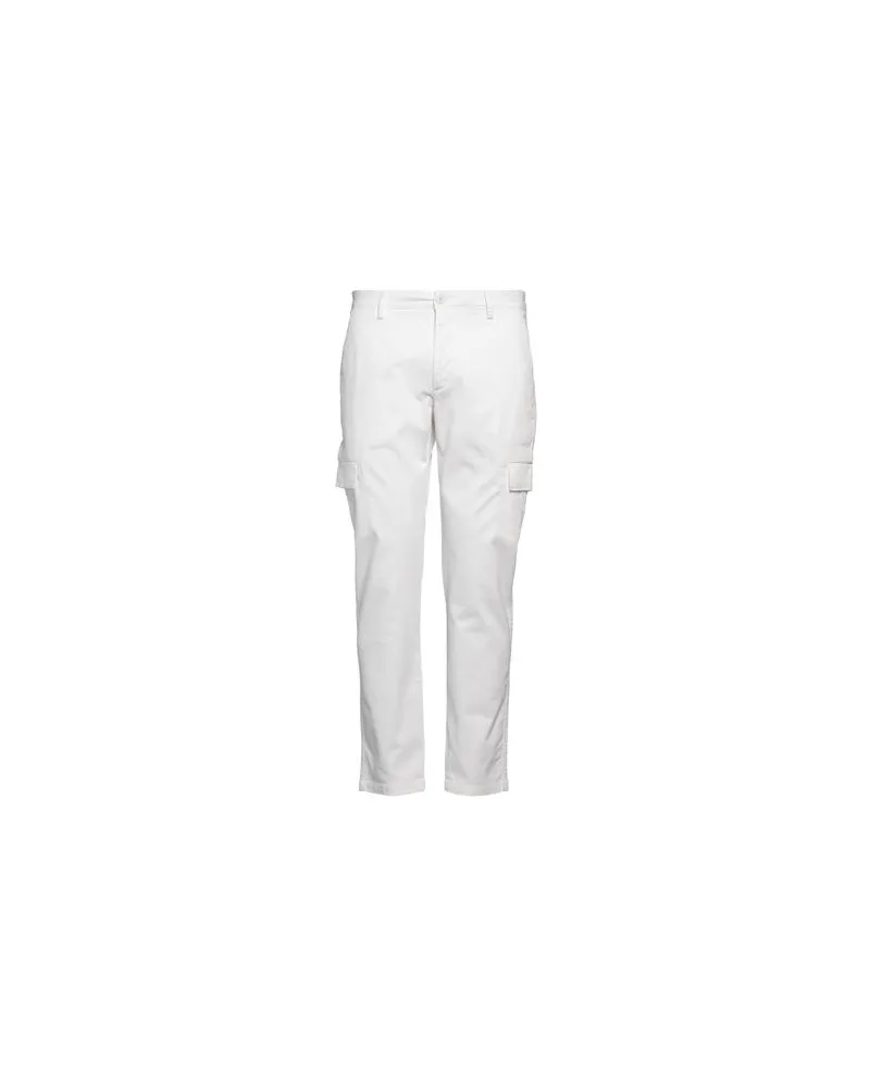 DISTRETTO12 HOSEN & RÖCKE - Hosenauf YOOX.COM Weiß