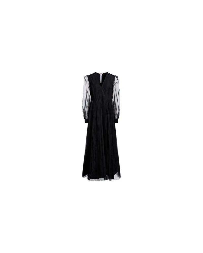 Twin-Set KLEIDER - Maxi-Kleiderauf YOOX.COM Schwarz