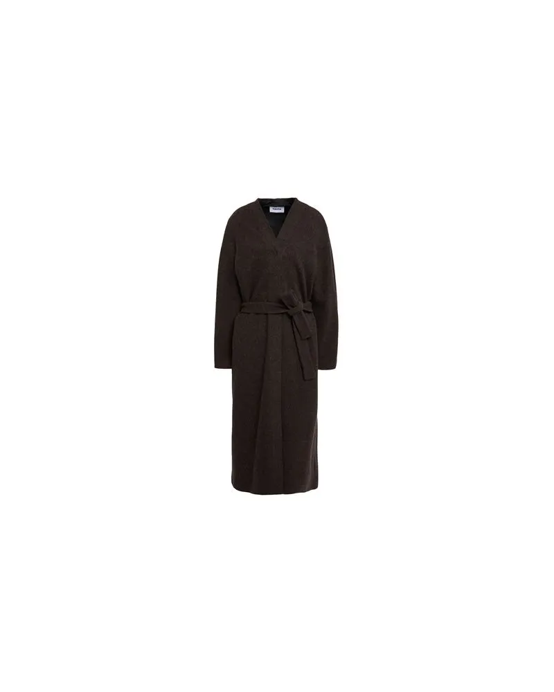 HACHE JACKEN & MÄNTEL - Mäntelauf YOOX.COM Dunkelbraun
