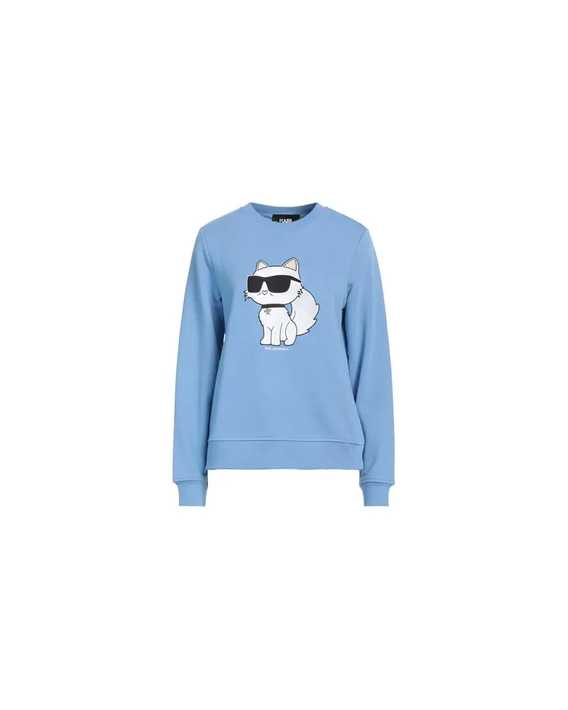 Karl Lagerfeld TOPS - Sweatshirtsauf YOOX.COM Hellblau