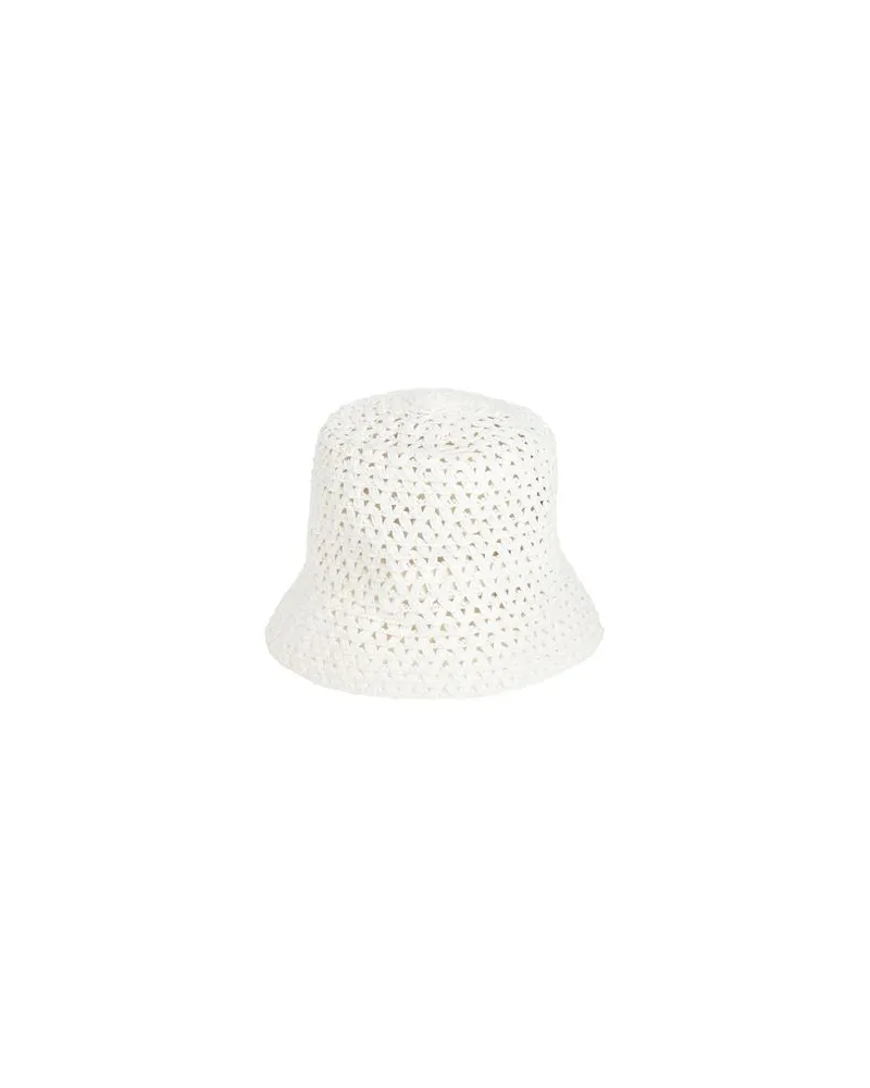 Luisa Spagnoli ACCESSOIRES - Mützen & Hüteauf YOOX.COM Weiß