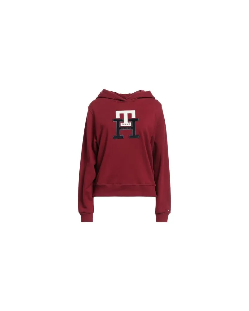 Tommy Hilfiger TOPS - Sweatshirtsauf YOOX.COM Bordeaux