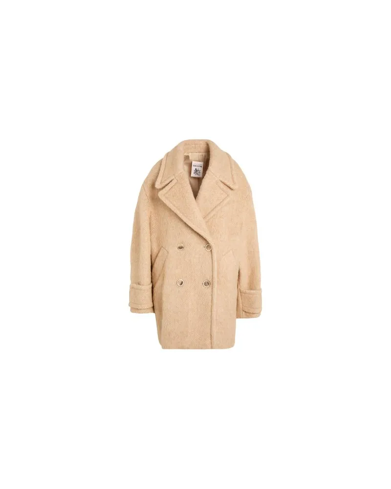 Semicouture JACKEN & MÄNTEL - Mäntelauf YOOX.COM Beige