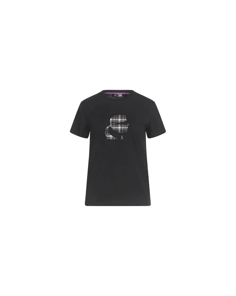 Karl Lagerfeld TOPS - T-shirtsauf YOOX.COM Schwarz