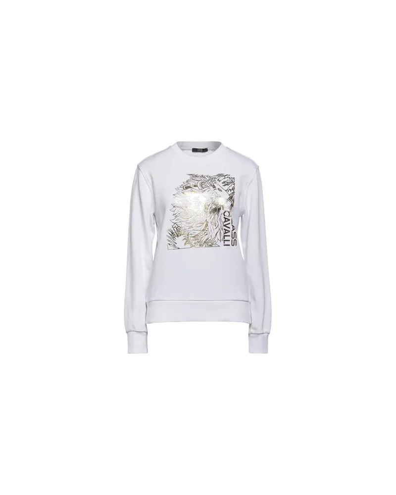Roberto Cavalli TOPS - Sweatshirtsauf YOOX.COM Weiß