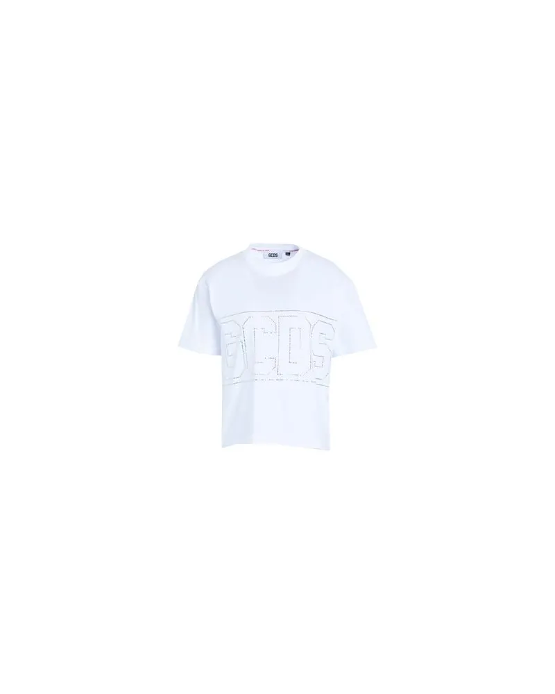 GCDS TOPS - T-shirtsauf YOOX.COM Weiß