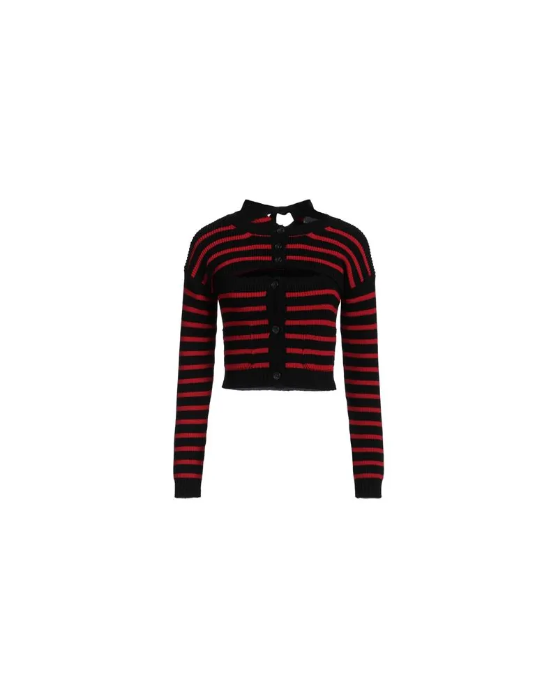 RED Valentino STRICKWAREN - Strickjackenauf YOOX.COM Rot