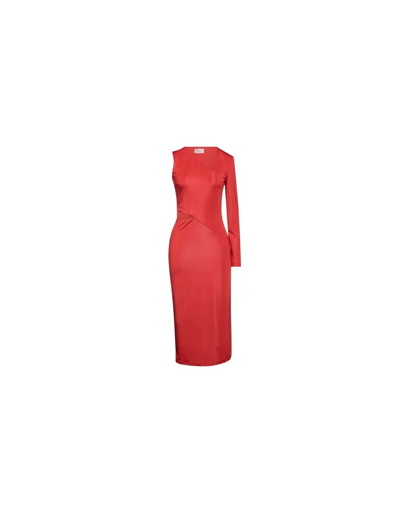 VICOLO KLEIDER - Midi-Kleiderauf YOOX.COM Rot