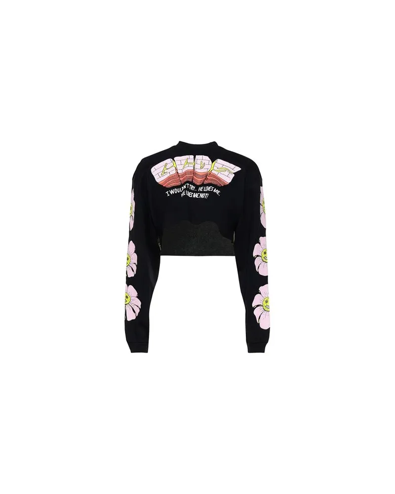 GCDS TOPS - Sweatshirtsauf YOOX.COM Schwarz