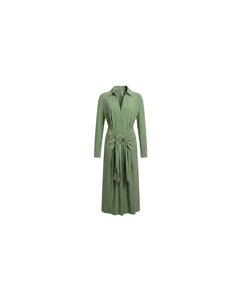 Norma Kamali KLEIDER - Maxi-Kleiderauf YOOX.COM Salbeigrün