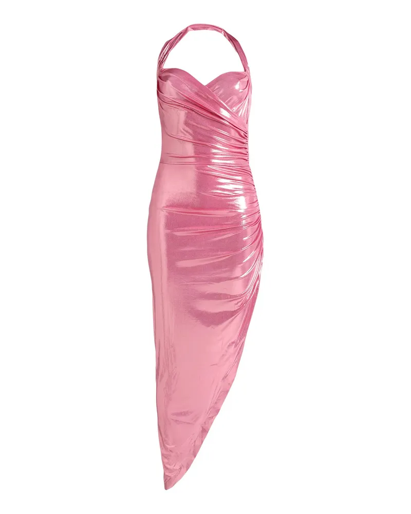 Norma Kamali Maxi-Kleid Rosa