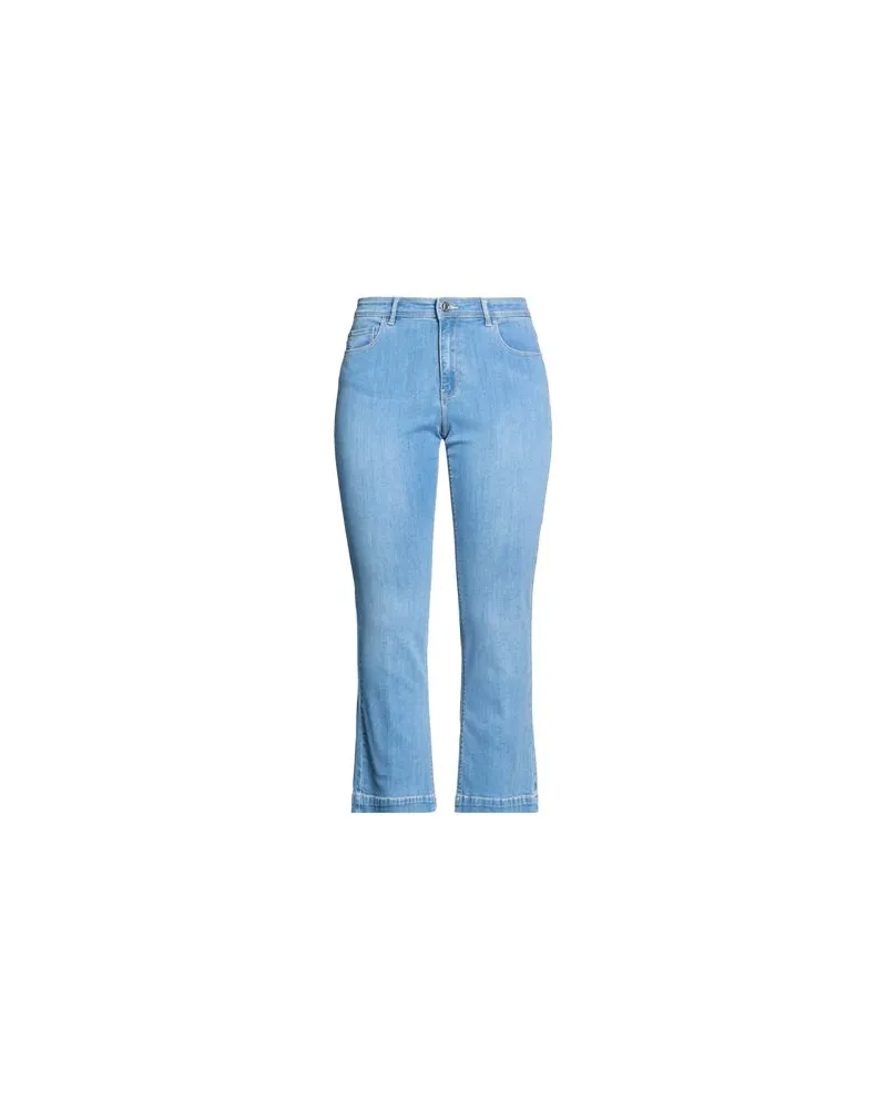 Diana Gallesi HOSEN & RÖCKE - Jeanshosenauf YOOX.COM Blau
