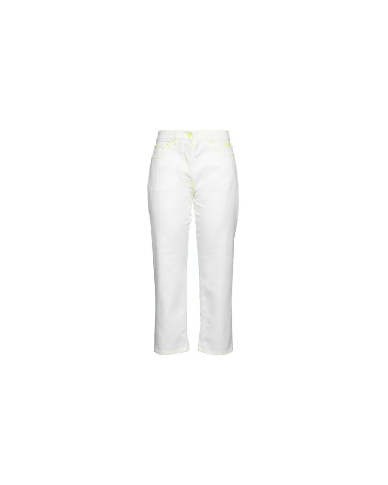 MSGM HOSEN & RÖCKE - Jeanshosenauf YOOX.COM Weiß