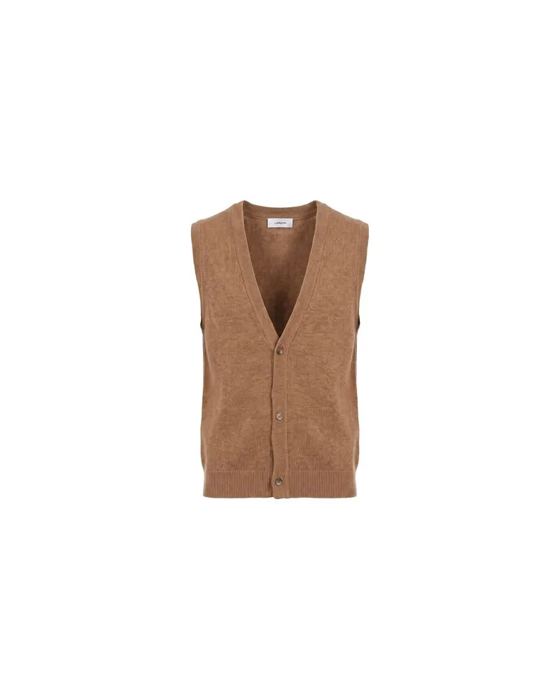 LARDINI STRICKWAREN - Strickjackenauf YOOX.COM Kamel