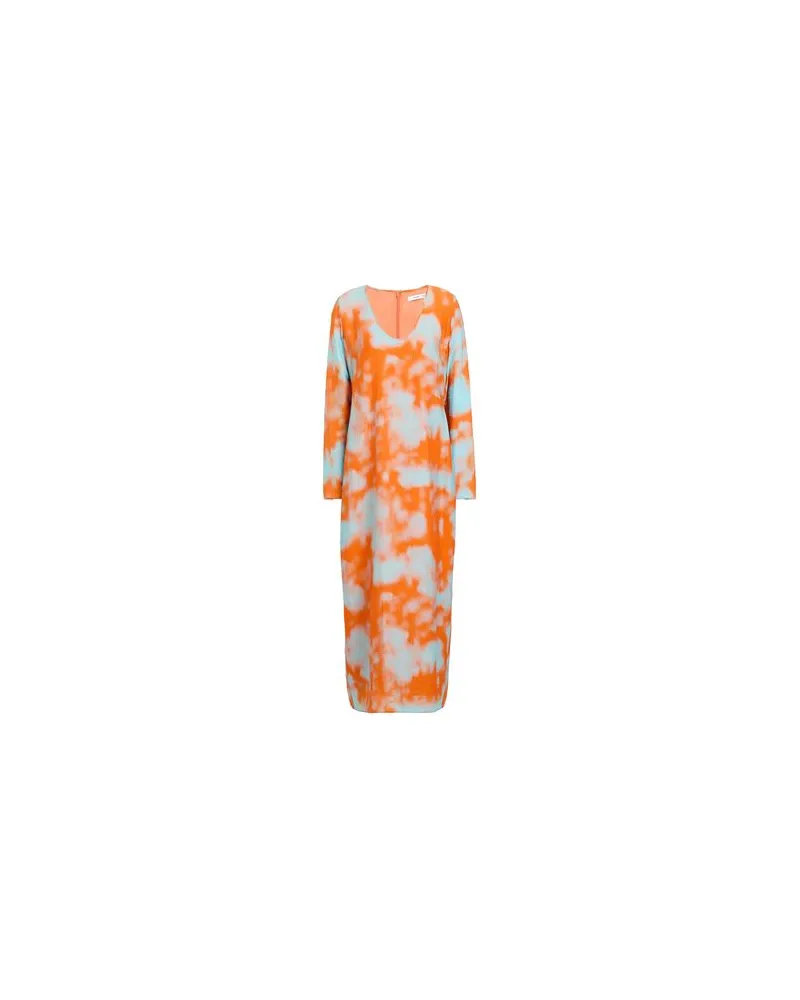 Samsøe & Samsøe KLEIDER - Maxi-Kleiderauf YOOX.COM Orange