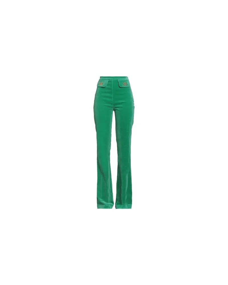 Elisabetta Franchi HOSEN & RÖCKE - Hosenauf YOOX.COM Smaragdgrün