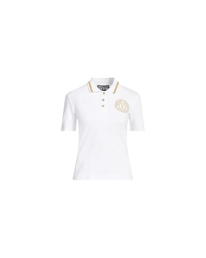 Versace Jeans TOPS - Poloshirtsauf YOOX.COM Weiß