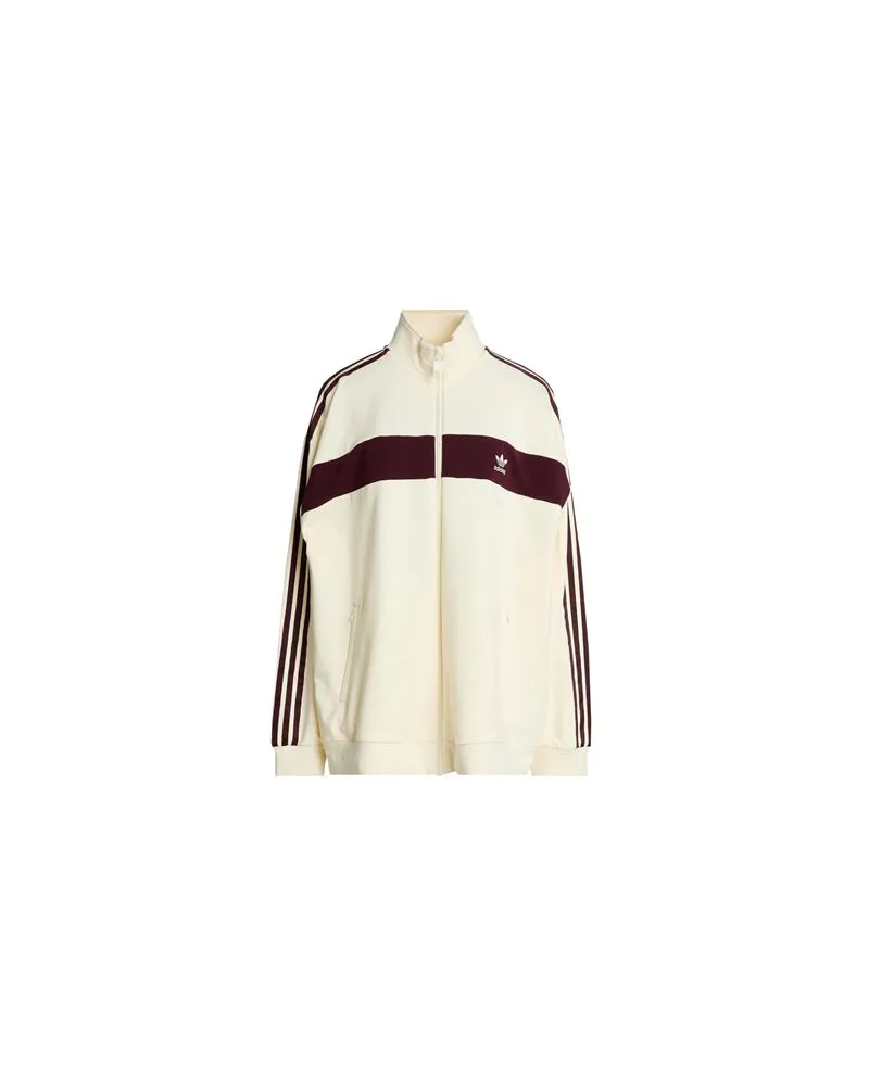 adidas TOPS - Sweatshirtsauf YOOX.COM Cremeweiß