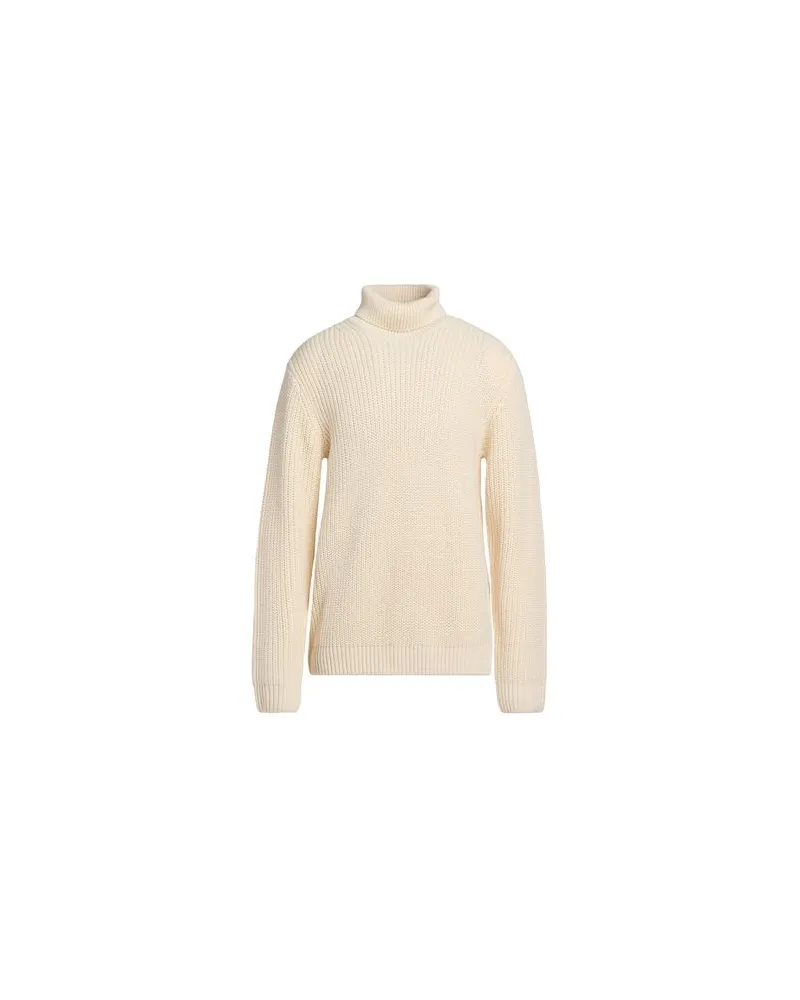 Jack & Jones STRICKWAREN - Rollkragenpulloverauf YOOX.COM Cremeweiß