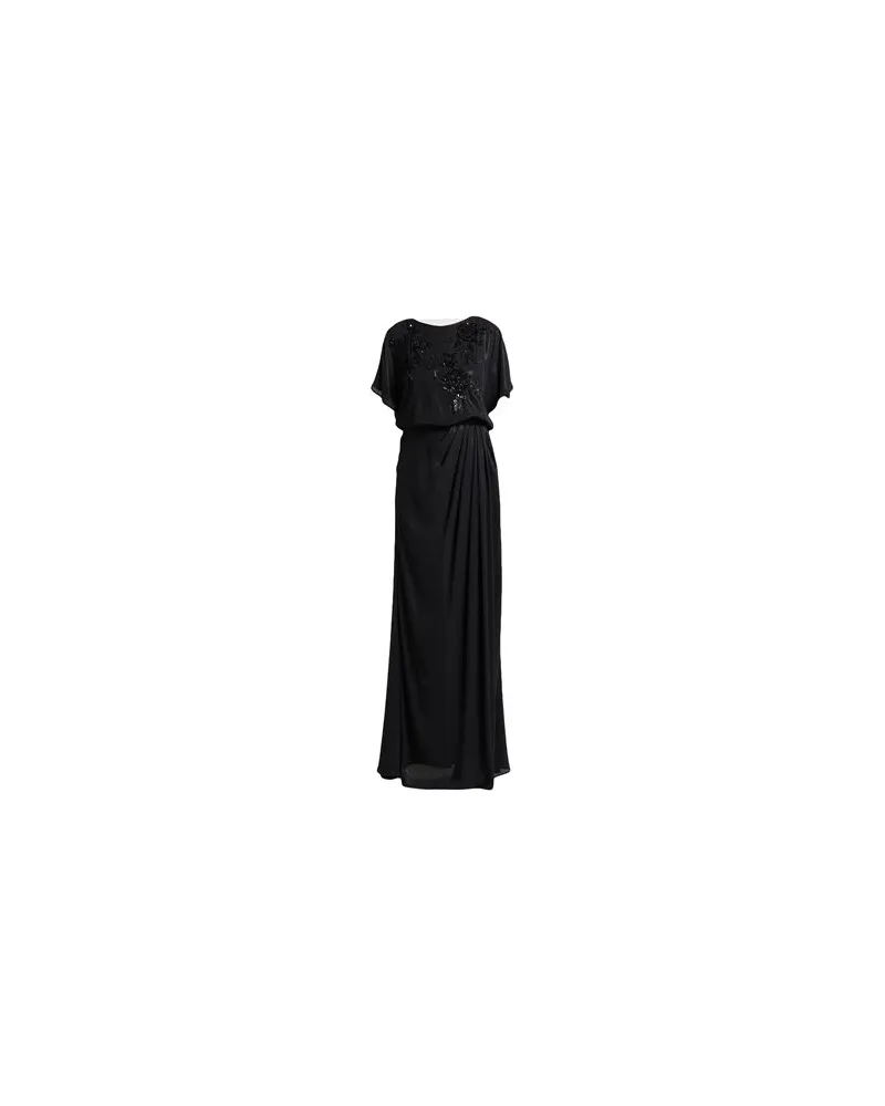 Elisabetta Franchi KLEIDER - Maxi-Kleiderauf YOOX.COM Schwarz