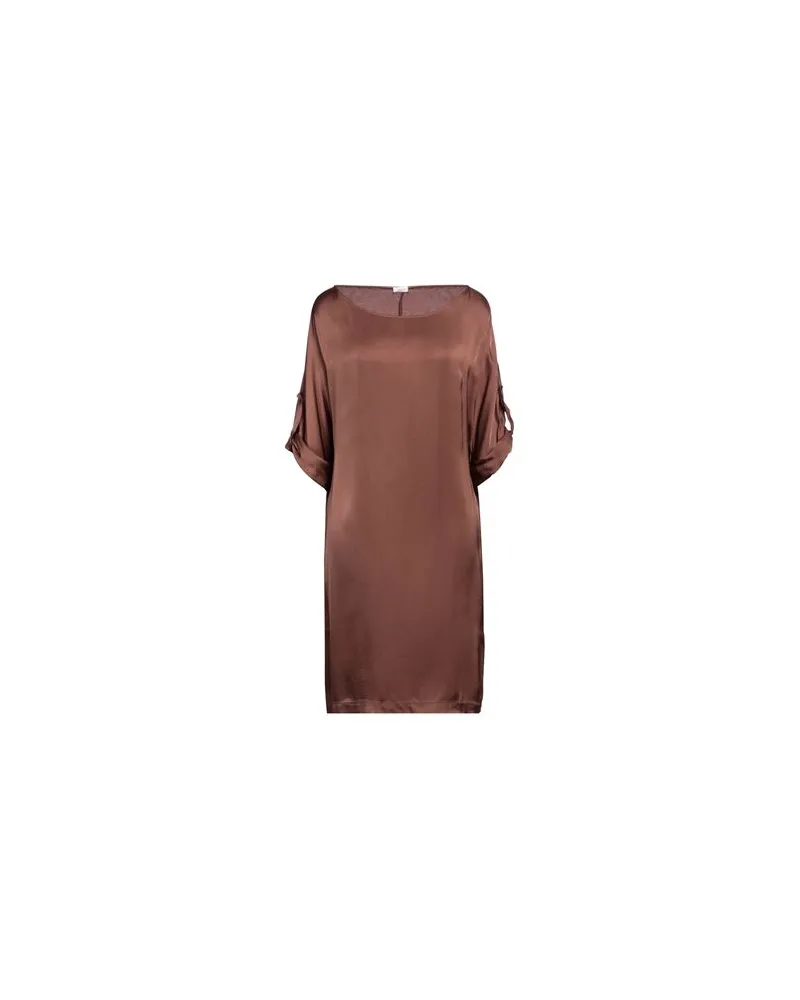 ROSSOPURO KLEIDER - Midi-Kleiderauf YOOX.COM Braun