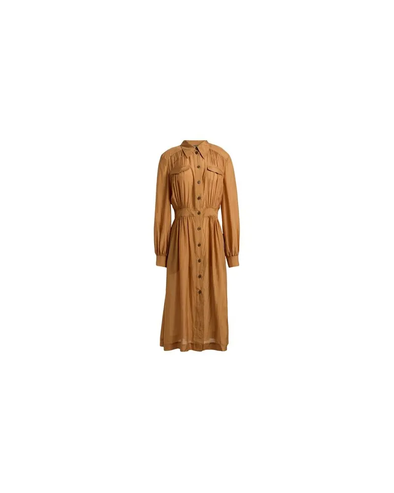 Alberta Ferretti KLEIDER - Midi-Kleiderauf YOOX.COM Kamel