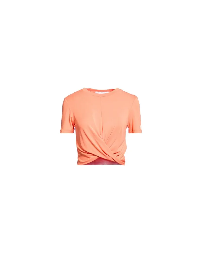 Calvin Klein TOPS - T-shirtsauf YOOX.COM Orange