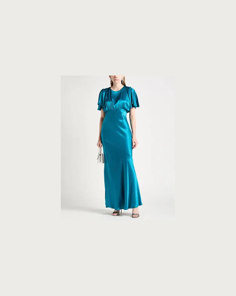 Blumarine KLEIDER - Maxi-Kleiderauf YOOX.COM Aquamarin