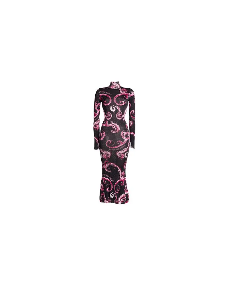 Versace Jeans KLEIDER - Maxi-Kleiderauf YOOX.COM Dunkelbraun