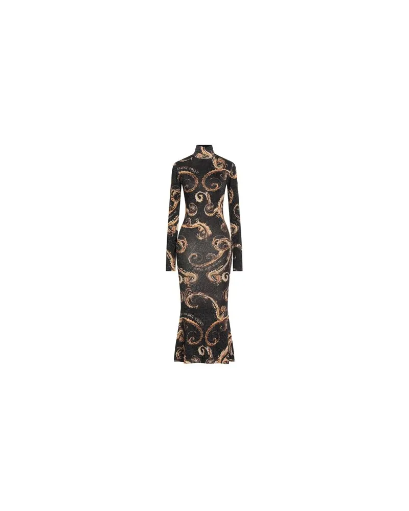 Versace Jeans KLEIDER - Maxi-Kleiderauf YOOX.COM Schwarz