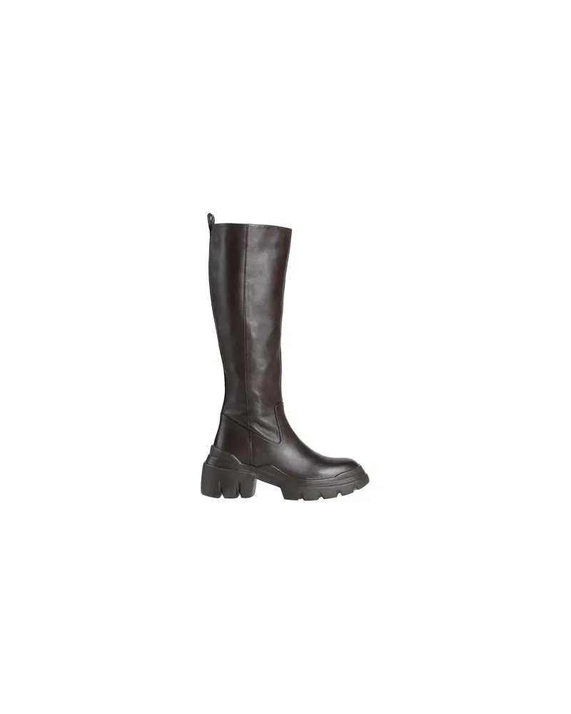 Emanuelle Vee SCHUHE - Stiefelauf YOOX.COM Dunkelbraun