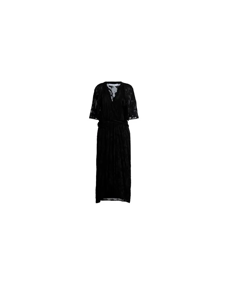 IRO KLEIDER - Maxi-Kleiderauf YOOX.COM Schwarz