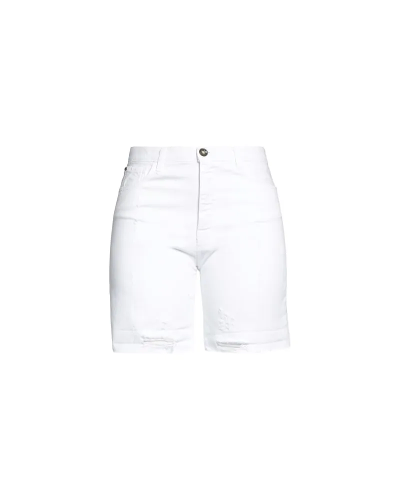 Nolita HOSEN & RÖCKE - Jeansshortsauf YOOX.COM Weiß