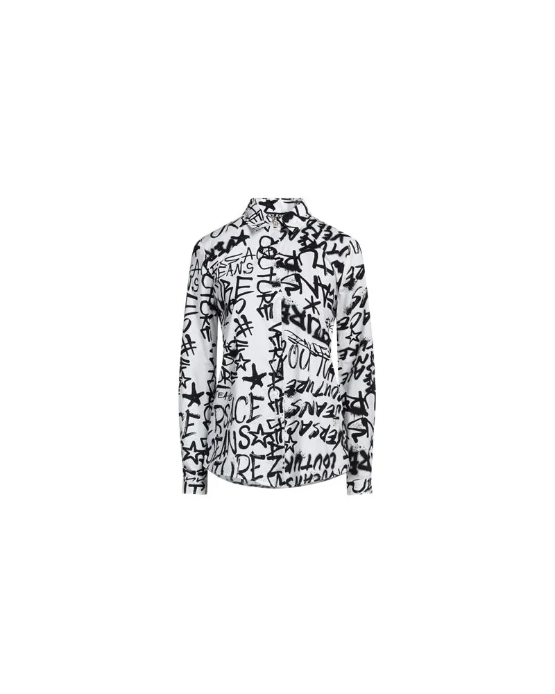 Versace Jeans TOPS - Hemdenauf YOOX.COM Weiß