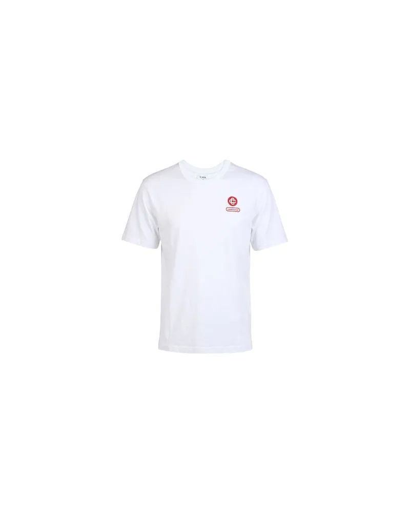 Casablanca Paris TOPS - T-shirtsauf YOOX.COM Weiß