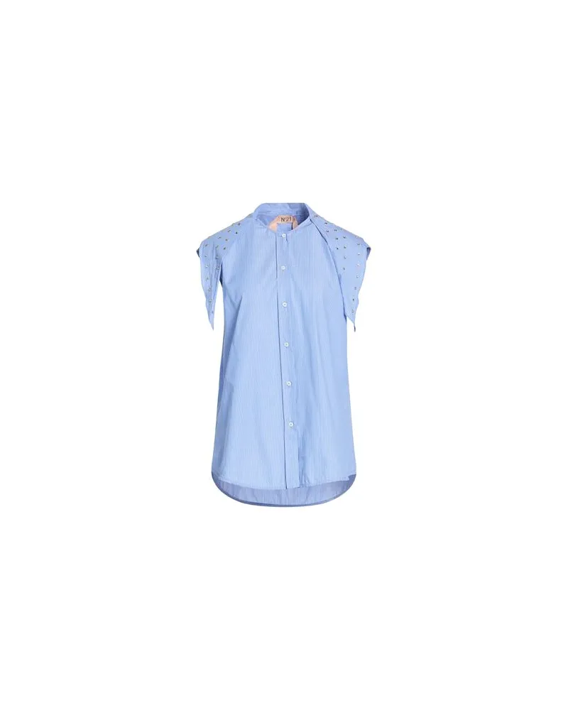 N° 21 TOPS - Hemdenauf YOOX.COM Azurblau