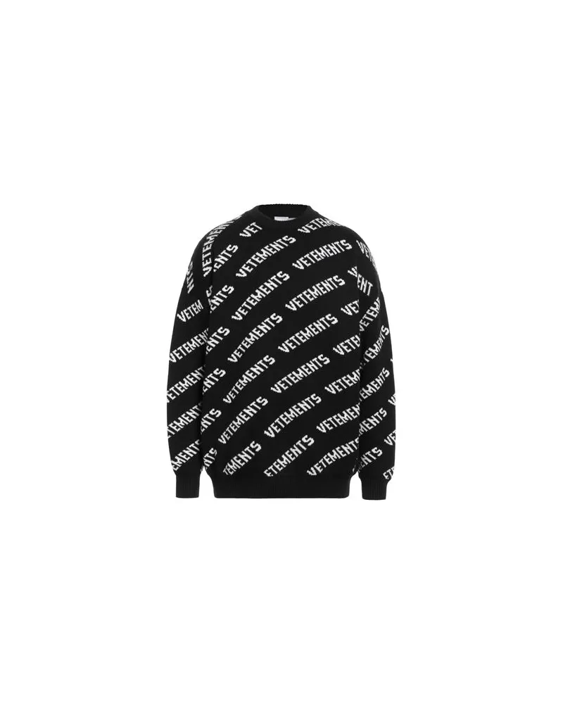 VETEMENTS STRICKWAREN - Pulloverauf YOOX.COM Schwarz