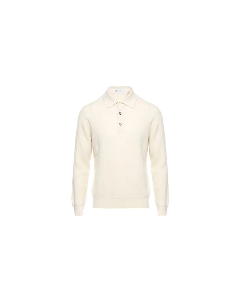 Brunello Cucinelli STRICKWAREN - Pulloverauf YOOX.COM Cremeweiß