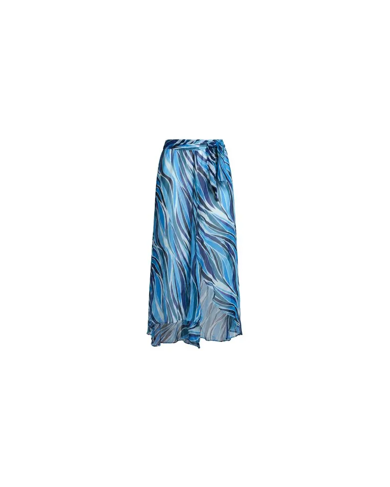 Poupette St Barth HOSEN & RÖCKE - Midi-Röckeauf YOOX.COM Blau